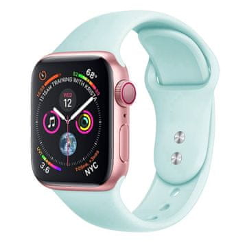 BStrap Soft Silicone remen za Apple Watch 42/44/45mm, Gemstone Green