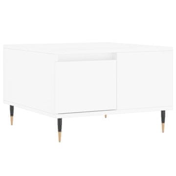 Vidaxl Stolić za kavu bijeli 55 x 55 x 36,5 cm od konstruiranog drva