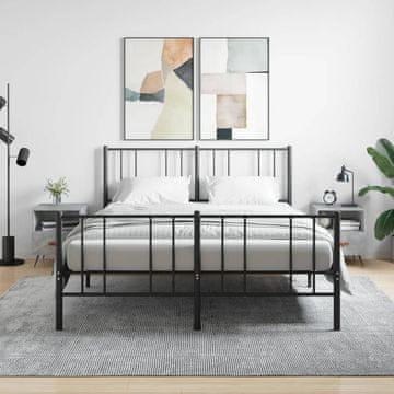 Vidaxl Noćni ormarići, set od 2, betonsko siva, 40x35x47,5 cm