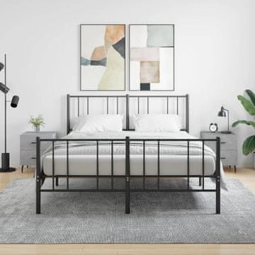 Vidaxl Noćni ormarići, set od 2, betonsko siva, 40x35x47,5 cm
