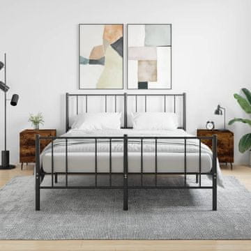 Vidaxl Noćni ormarići, set od 2, dimljeni hrast, 40x35x47,5 cm