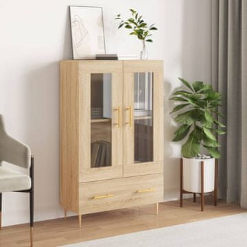 Vidaxl Visoki ormarić Sonoma hrast 69,5x31x115 cm