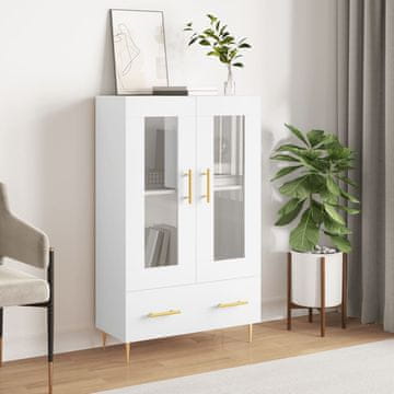 Vidaxl Visoki ormarić bijeli 69,5 x 31 x 115 cm materijal na bazi drveta