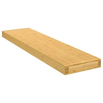 Vidaxl Zidna polica 80x20x4 cm bambus