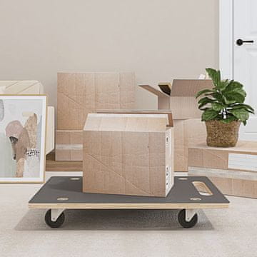 Vidaxl Transportne platforme 2 kom. Pravokutne, 80x55x11,5 cm 250 kg