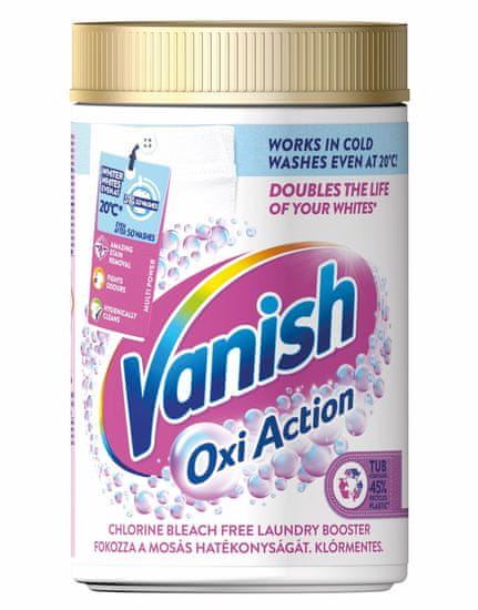 Vanish Oxi Action puder za izbjeljivanje i uklanjanje mrlja, 625 g