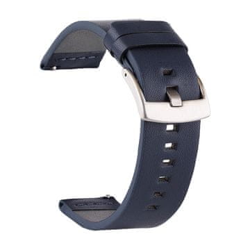 BStrap Fine Leather remen za Garmin Venu 2S, blue