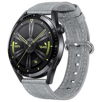 BStrap Denim remen za Xiaomi Amazfit GTR 2 / GTR 47mm, gray