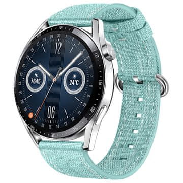 BStrap Denim remen za Samsung Galaxy Watch 3 41mm, light green