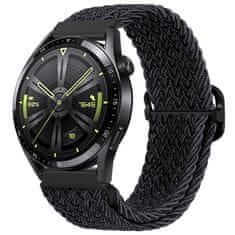 BStrap Braid Nylon remen za Garmin Vivoactive 3, black