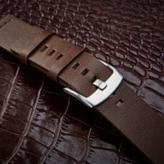 BStrap Fine Leather remen za Garmin Vivoactive 4s, brown