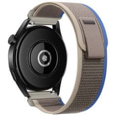 BStrap Velcro Nylon remen za Xiaomi Amazfit GTR 42mm, black rainbow