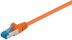 Goobay kabel za povezivanje, S/FTP, CAT 6A, 0,5m, narančasta (93662)