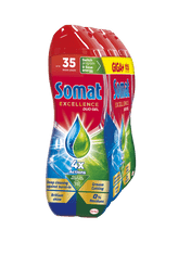 Somat Excellence Duo Grease gel za perilicu posuđa, 3 x 630 ml