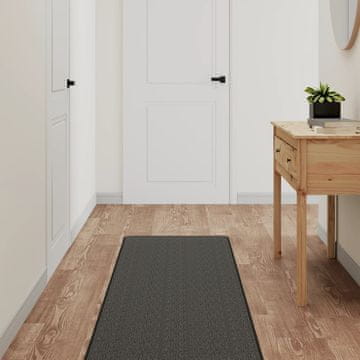 Vidaxl Tepih, izgled sisala, antracit, 50x300 cm