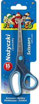 Hasta Ergonomske škare s plavom skalom 15 cm