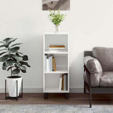 Vidaxl Ormarić, bijeli, sjajni, 34,5 x 32,5 x 90 cm, materijal na bazi drva