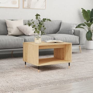 Vidaxl Klub stolić, hrast sonoma, 60x50x40 cm, materijal na bazi drva