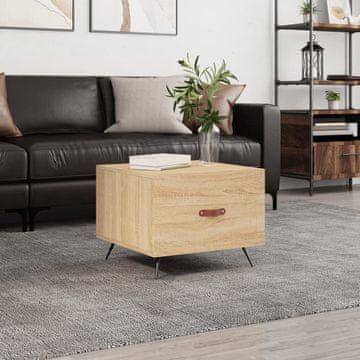 Vidaxl Klub stolić, hrast sonoma, 50x50x40 cm, materijal na bazi drva