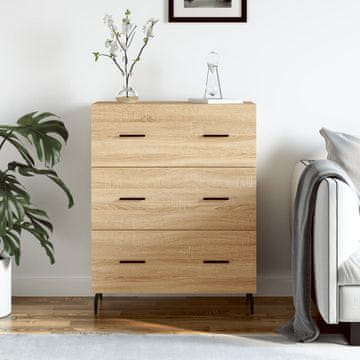 Vidaxl Ormarić, Sonoma hrast, 69,5 x 34 x 90 cm, materijal na bazi drva