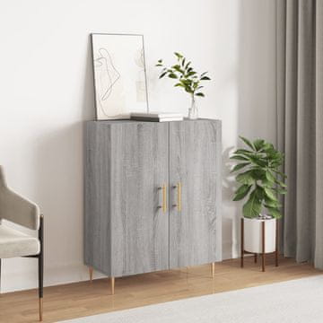 Vidaxl Ormarić, sivi hrast sonoma, 69,5 x 34 x 90 cm, materijal na bazi drva