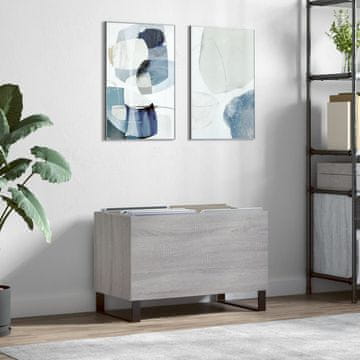 Vidaxl Ormarić za ploče sivi sonoma hrast 74,5 x 38 x 48 cm