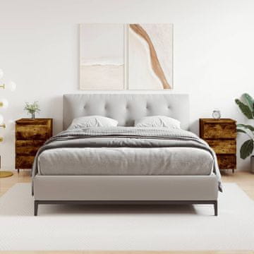Vidaxl Noćni ormarići, set od 2, dimljeni hrast, 40x35x69 cm