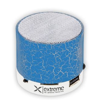 XP101B ekstremni bluetooth zvučnik FM bljeskalica plava