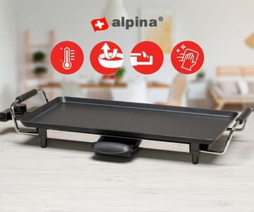 Alpina Teppanyaki - praktična prijenosna ploča za roštilj!
