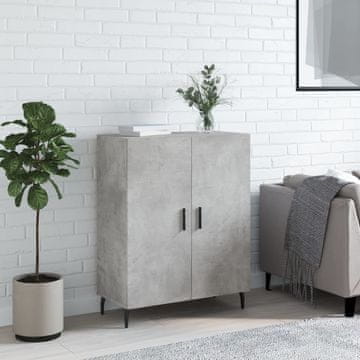 Vidaxl Ormarić Betonsko-sivi 69,5 x 34 x 90 cm Materijal na bazi drva