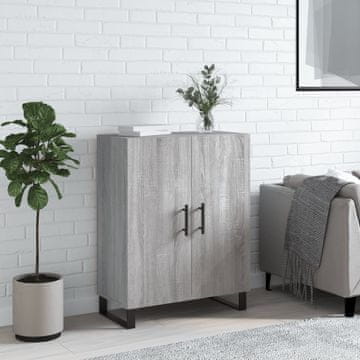 Vidaxl Ormarić, sivi hrast sonoma, 69,5 x 34 x 90 cm, materijal na bazi drva