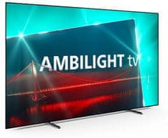Philips 55OLED718/12 4K UHD OLED televizor, AMBILIGHT tv , Google TV, 120 Hz