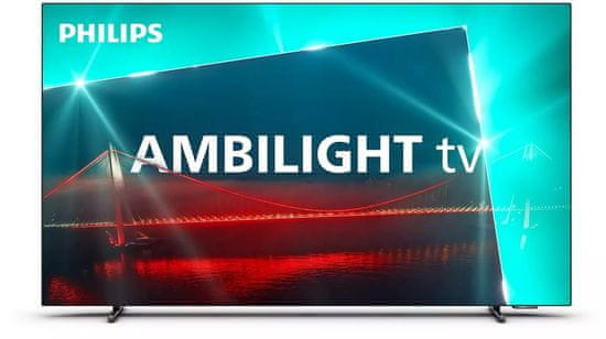 Philips 65OLED718/12 4K UHD OLED televizor, AMBILIGHT tv , Google TV, 120 Hz