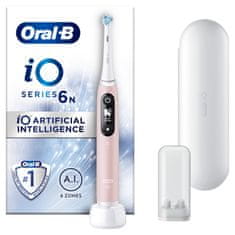 Oral-B iO6n električna četkica za zube, ružičasta