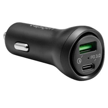 Spigen Spigen F31Qc Auto Punjač S 2 Priključka Pd27W Za Iphone I Android Qc3.0