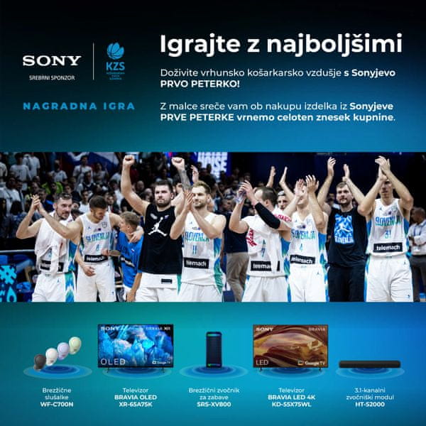 Sony: Nagradna igra Prvih pet