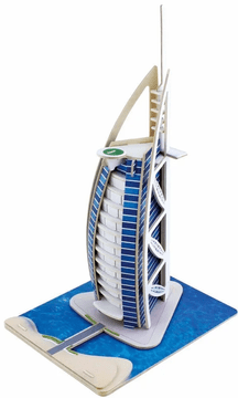 Robotime Hotel Burj Al Arab, Drvena 3D slagalica, (JPD460)