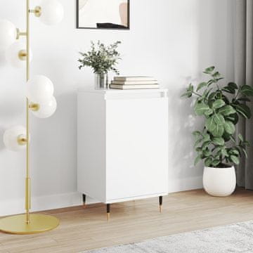 Vidaxl Komoda s ladicama, bijela, 40x35x70 cm, materijal na bazi drva
