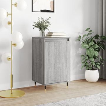 Vidaxl Komoda s ladicama, sivi hrast sonoma, 40x35x70 cm, materijal na bazi drva