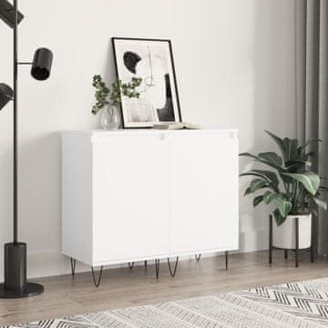 Vidaxl Ormarići, 2 kom, Bijeli, 40x35x70 cm, Materijal na bazi drva
