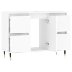 Vidaxl Kupaonski ormarić bijeli 80 x 33 x 60 cm od konstruiranog drva