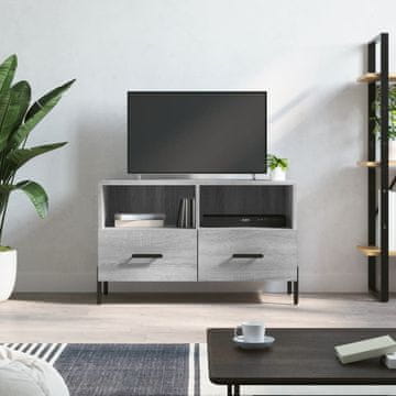 Vidaxl TV stalak, sivi hrast sonoma, 80x36x50 cm