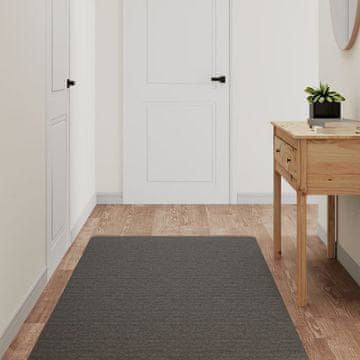 Vidaxl Tepih staza, antracit, 80x180 cm
