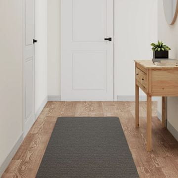 Vidaxl Tepih staza, antracit, 60x180 cm