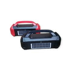Aerbes FM Bluetooth solarni zvučnik sa svjetiljkom CRNI