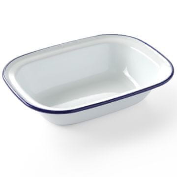 Hendi Pravokutna bijela emajlirana posuda 215x160mm 621219