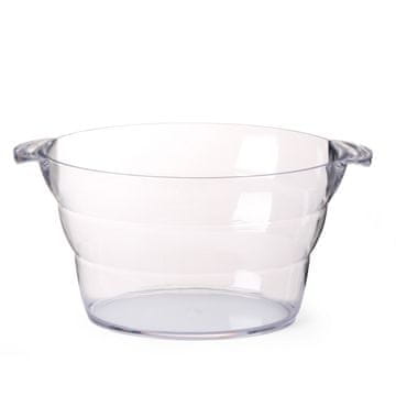 Ovalna plastična zdjela za šampanjac ili punč SAN 47x29x23cm - Hendi 593165
