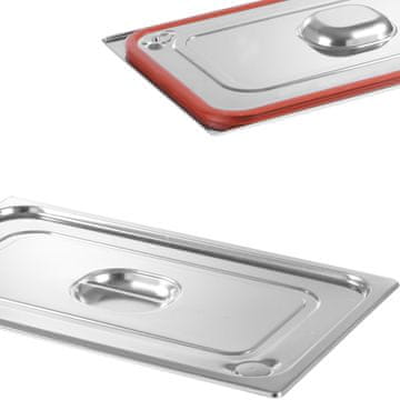 Hendi Poklopac za GN Profi Line posudu sa silikonskim brtvama GN1/2 265x325mm nehrđajući čelik - 802625