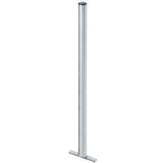 Meva POCINKANI ČELIČNI STUP ZA MONTAŽU KANTE ZA SMEĆE 6X120 CM
