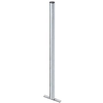 Meva Pocinčani čelični stup za kantu za smeće 60x1200 mm